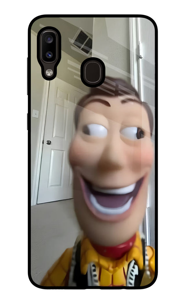 Side Eye Woody Samsung A20/M10s Glass Case