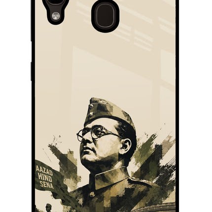 Netaji Rising Samsung A20/M10s Glass Case