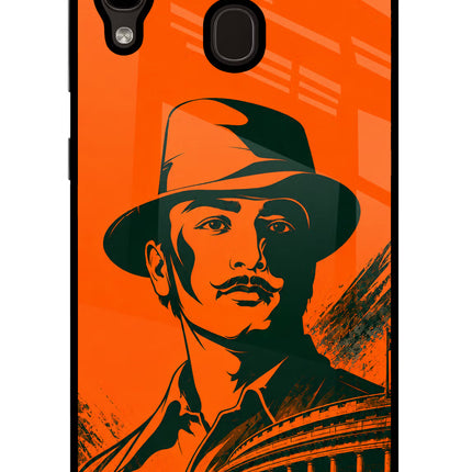 Bhagat Singh Legacy Samsung A20/M10s Glass Case