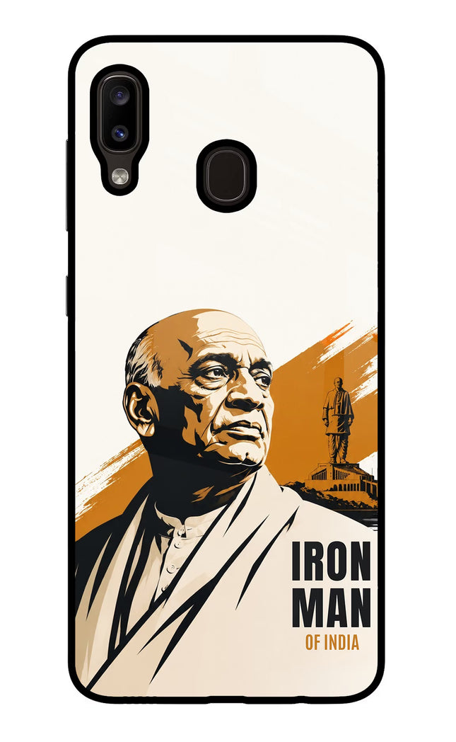 Sardar Patel Iron Will Samsung A20/M10s Glass Case