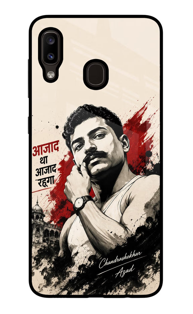 Chandrashekhar Azad Fearless Samsung A20/M10s Glass Case