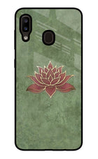 Lotus Grace Samsung A20/M10s Glass Case