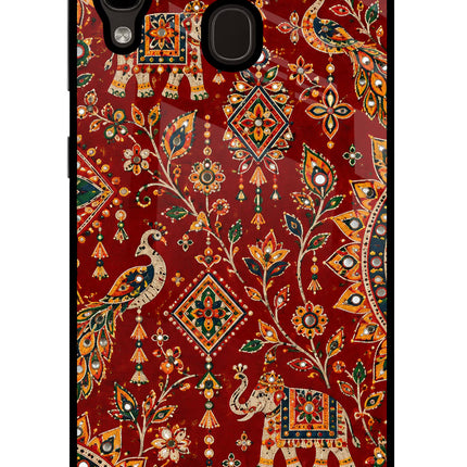 Laal Riwaaz Samsung A20/M10s Glass Case