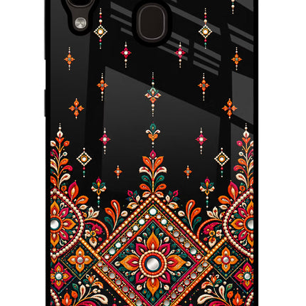 Noir Mehfil Samsung A20/M10s Glass Case