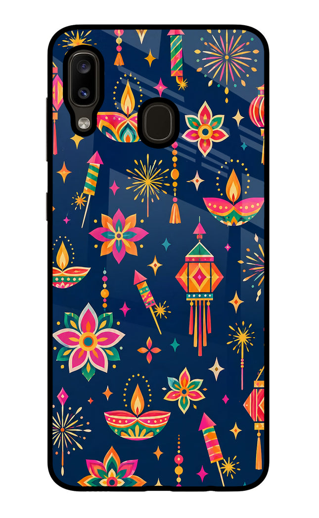 Festive Pop Samsung A20/M10s Glass Case