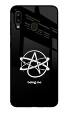 Atheist Symbol Samsung A20/M10s Glass Case