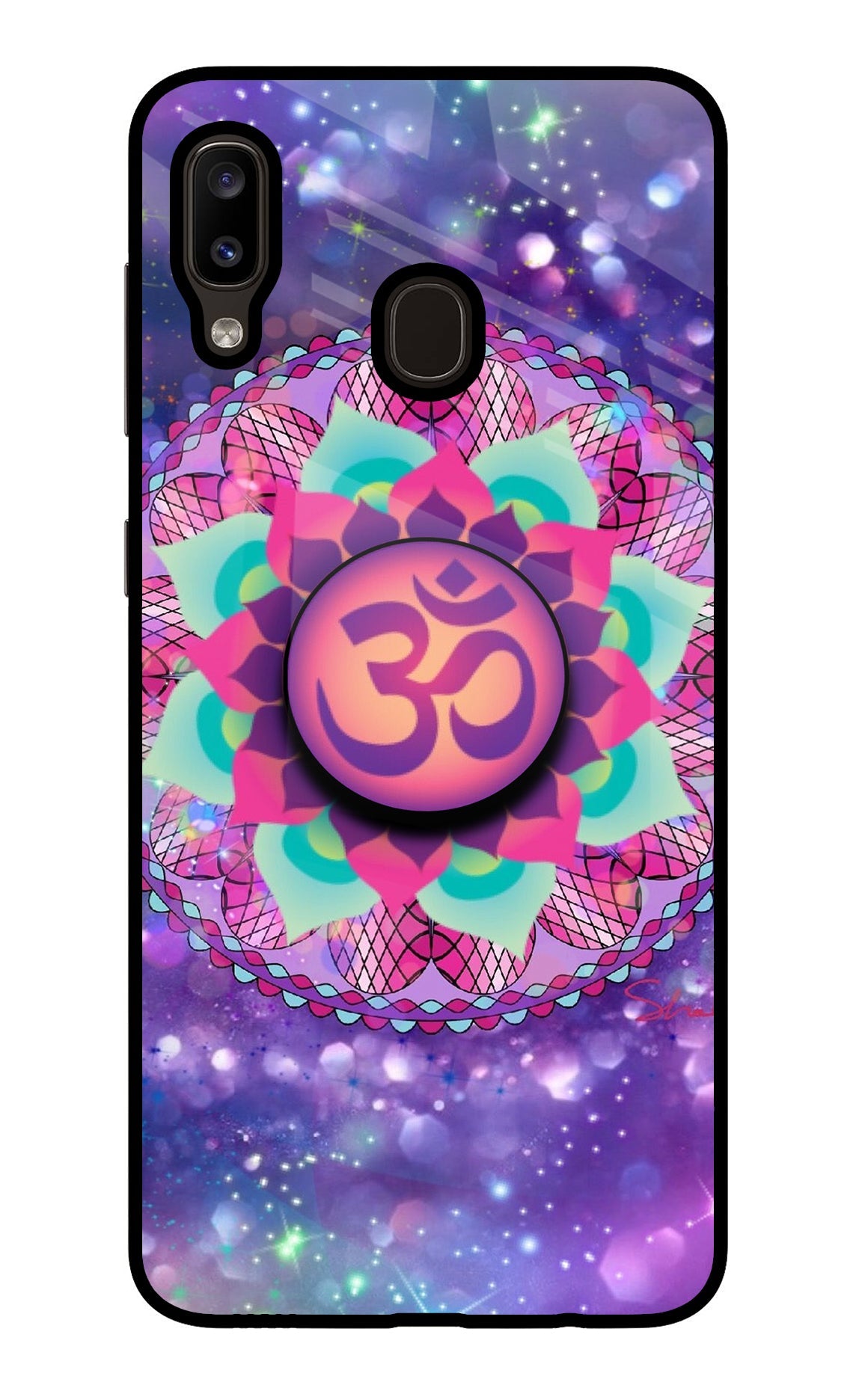 Om Purple Samsung A20/M10s Pop Case