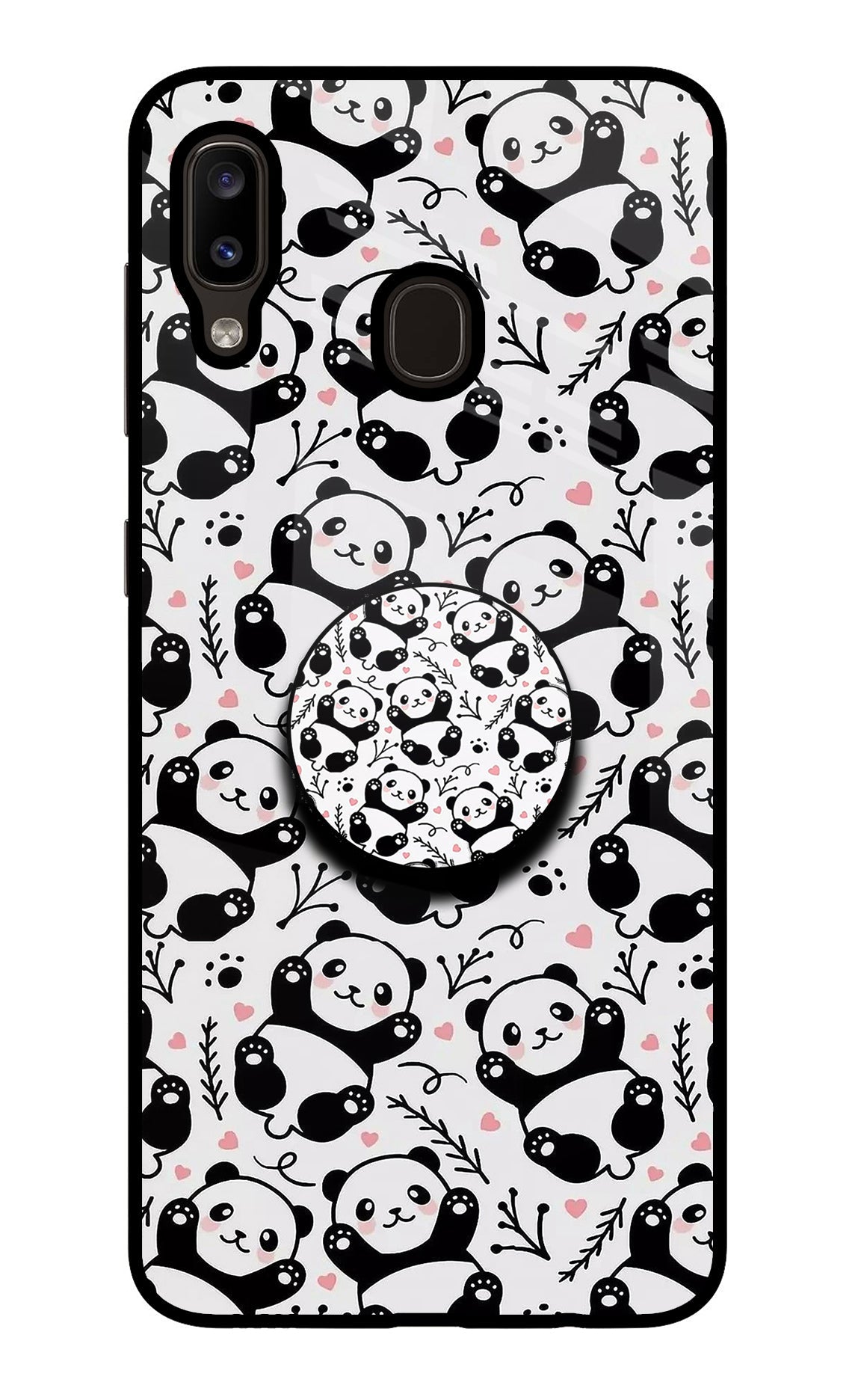 Cute Panda Samsung A20/M10s Pop Case