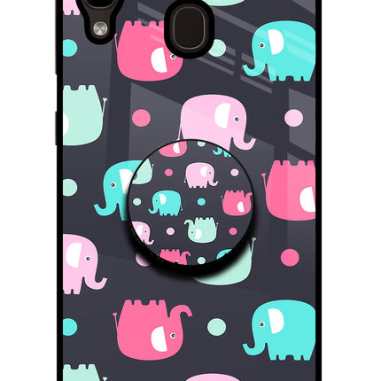 Baby Elephants Samsung A20/M10s Pop Case by Casekaro