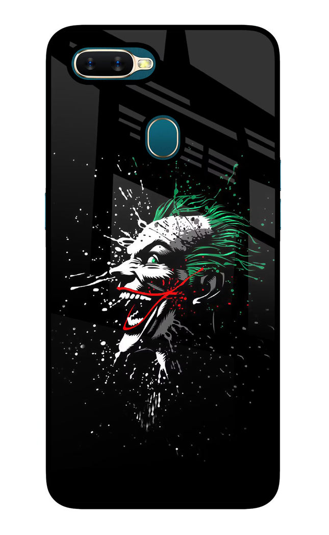 Joker Oppo A7/A5s/A12 Glass Case Back Cover by Casekaro