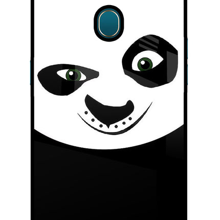 Panda Oppo A7/A5s/A12 Glass Case