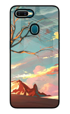 Scenery Oppo A7/A5s/A12 Glass Case