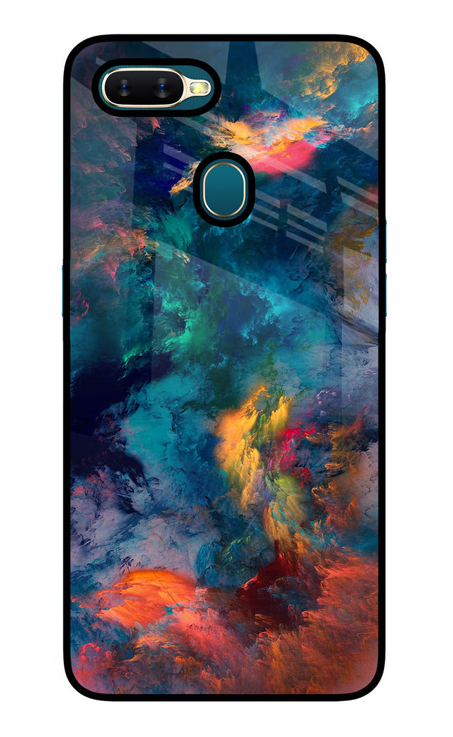 Artwork Paint Oppo A7/A5s/A12 Glass Case Back Cover by Casekaro