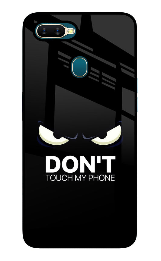 Don'T Touch My Phone Oppo A7/A5s/A12 Glass Case