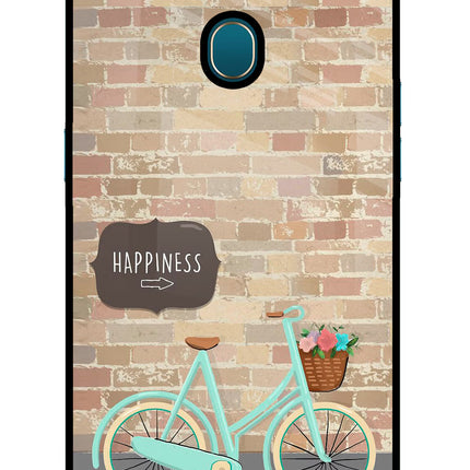 Happiness Artwork Oppo A7/A5s/A12 Glass Case Back Cover by Casekaro