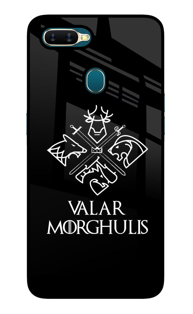 Valar Morghulis | Game Of Thrones Oppo A7/A5s/A12 Glass Case Back Cover by Casekaro