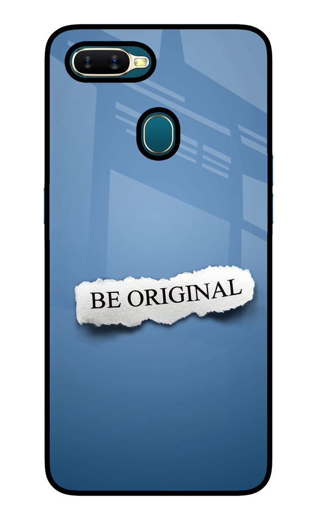 Be Original Oppo A7/A5s/A12 Glass Case Back Cover by Casekaro