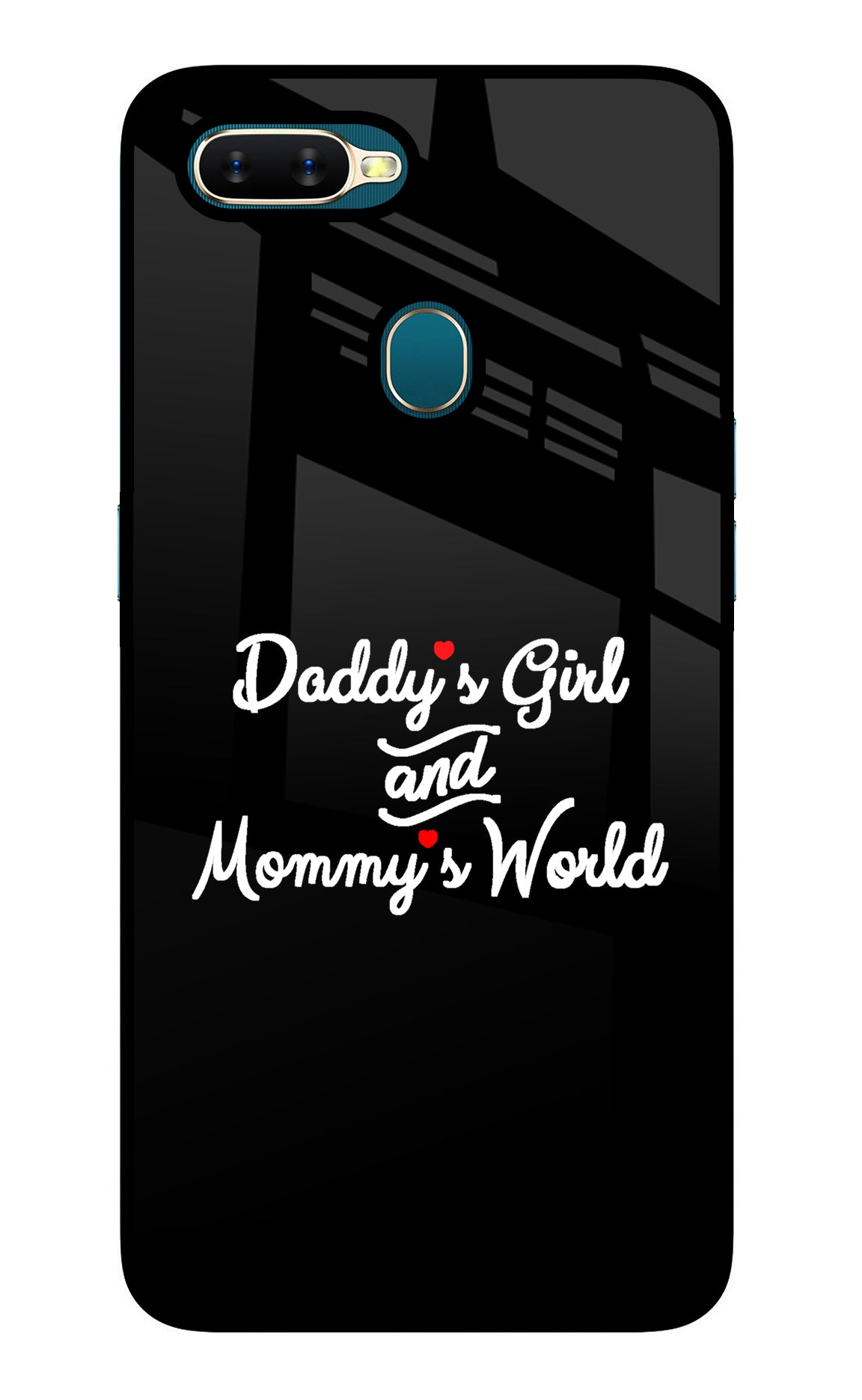 Daddy's Girl and Mommy's World Oppo A7/A5s/A12 Back Cover