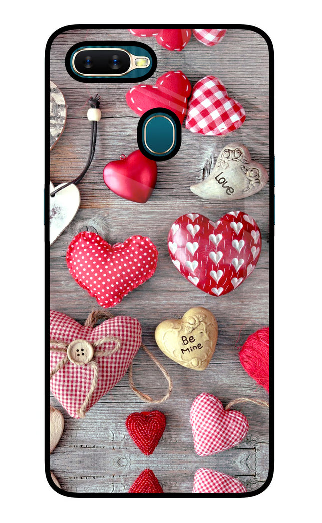Love Wallpaper Oppo A7/A5s/A12 Glass Case Back Cover by Casekaro