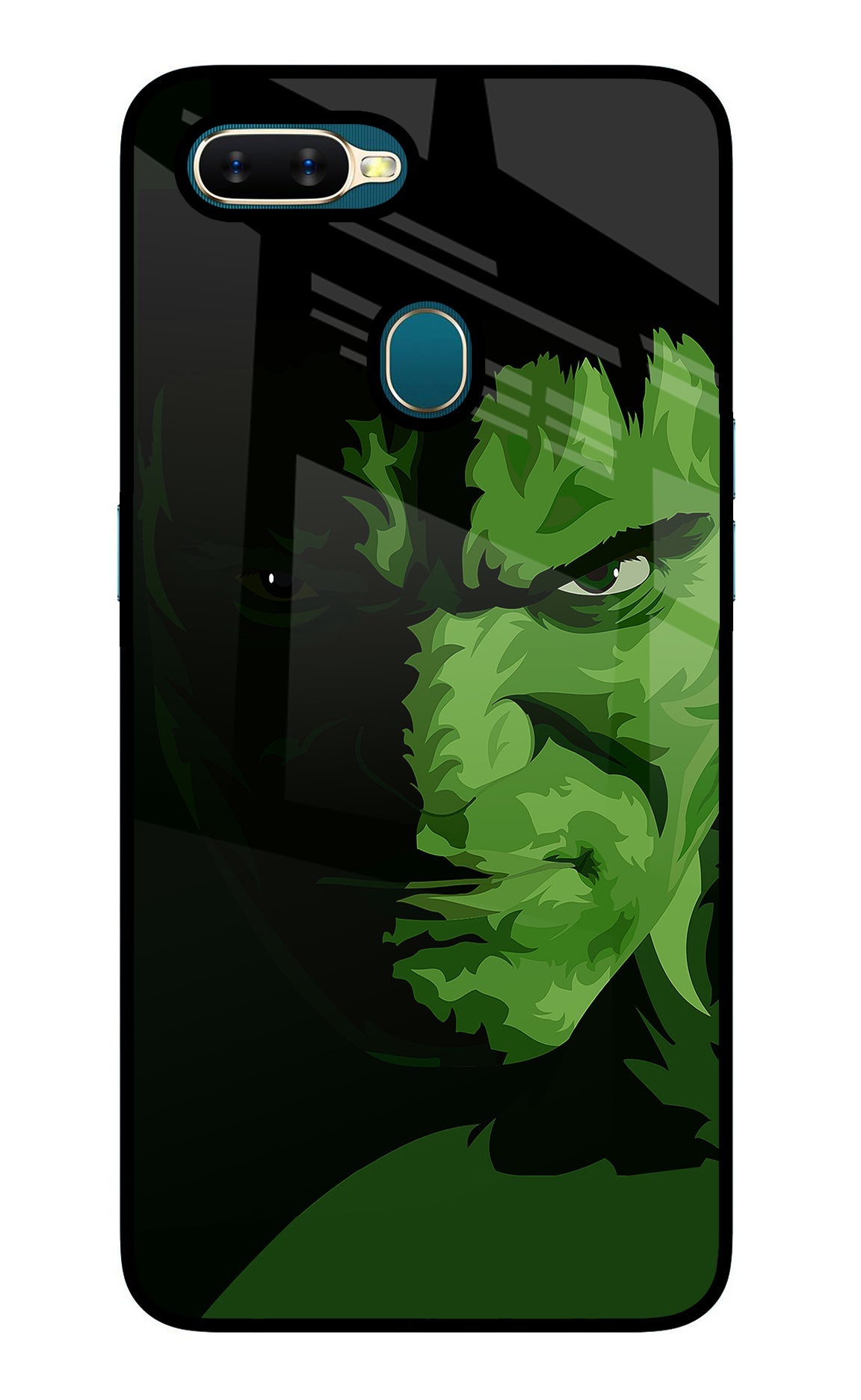 HULK Oppo A7/A5s/A12 Glass Case