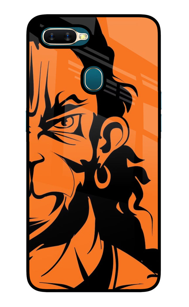 Hanuman Oppo A7/A5s/A12 Glass Case Back Cover by Casekaro