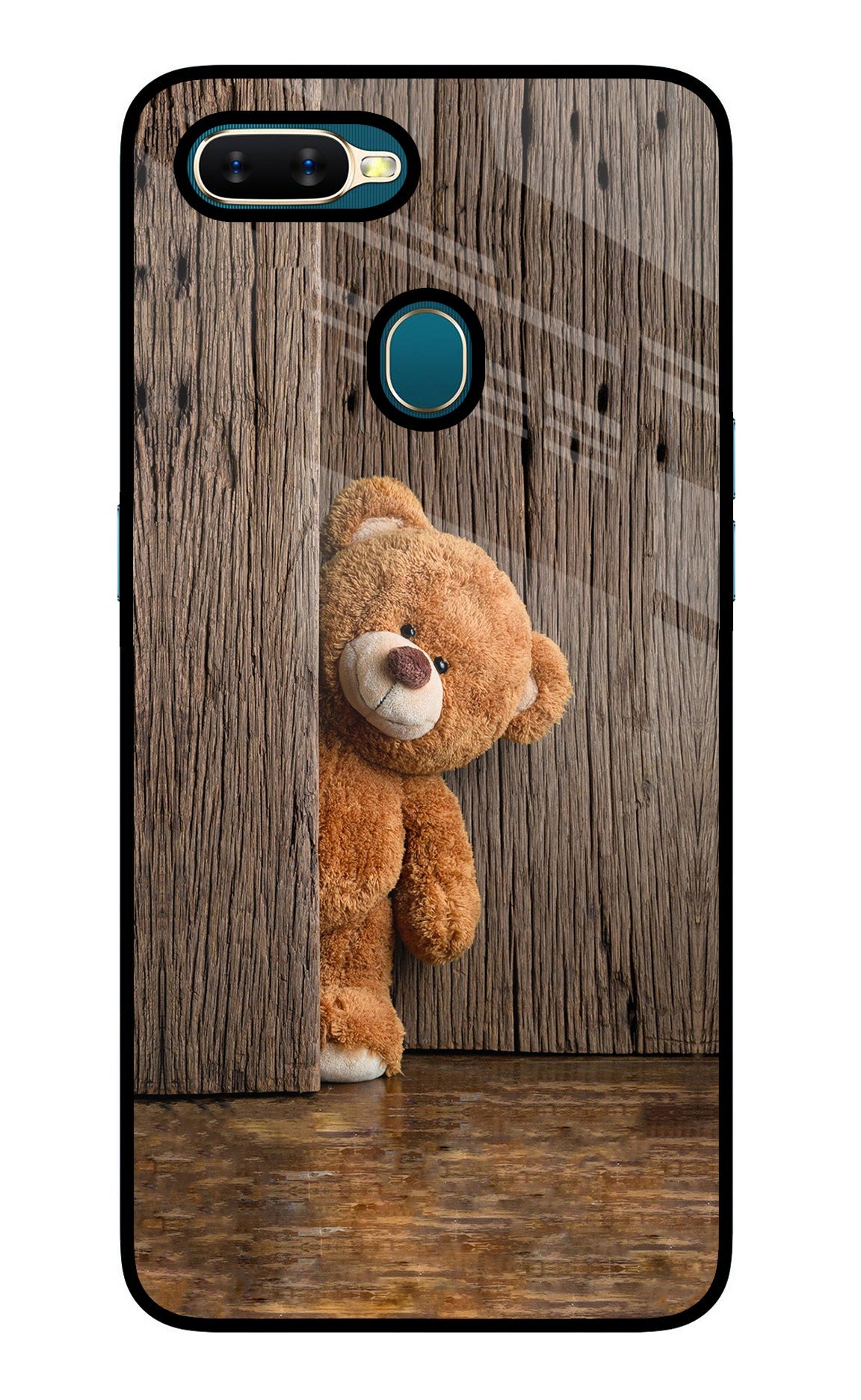 Teddy Wooden Oppo A7/A5s/A12 Back Cover