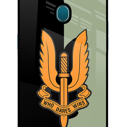Balidan Logo Oppo A7/A5s/A12 Glass Case Back Cover by Casekaro