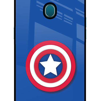 Shield Oppo A7/A5s/A12 Glass Case Back Cover by Casekaro