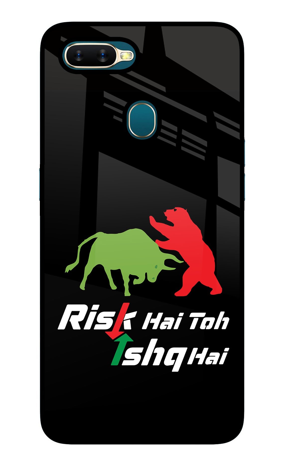 Risk Hai Toh Ishq Hai Oppo A7/A5s/A12 Back Cover