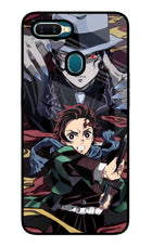 Demon Slayer Oppo A7/A5s/A12 Glass Case