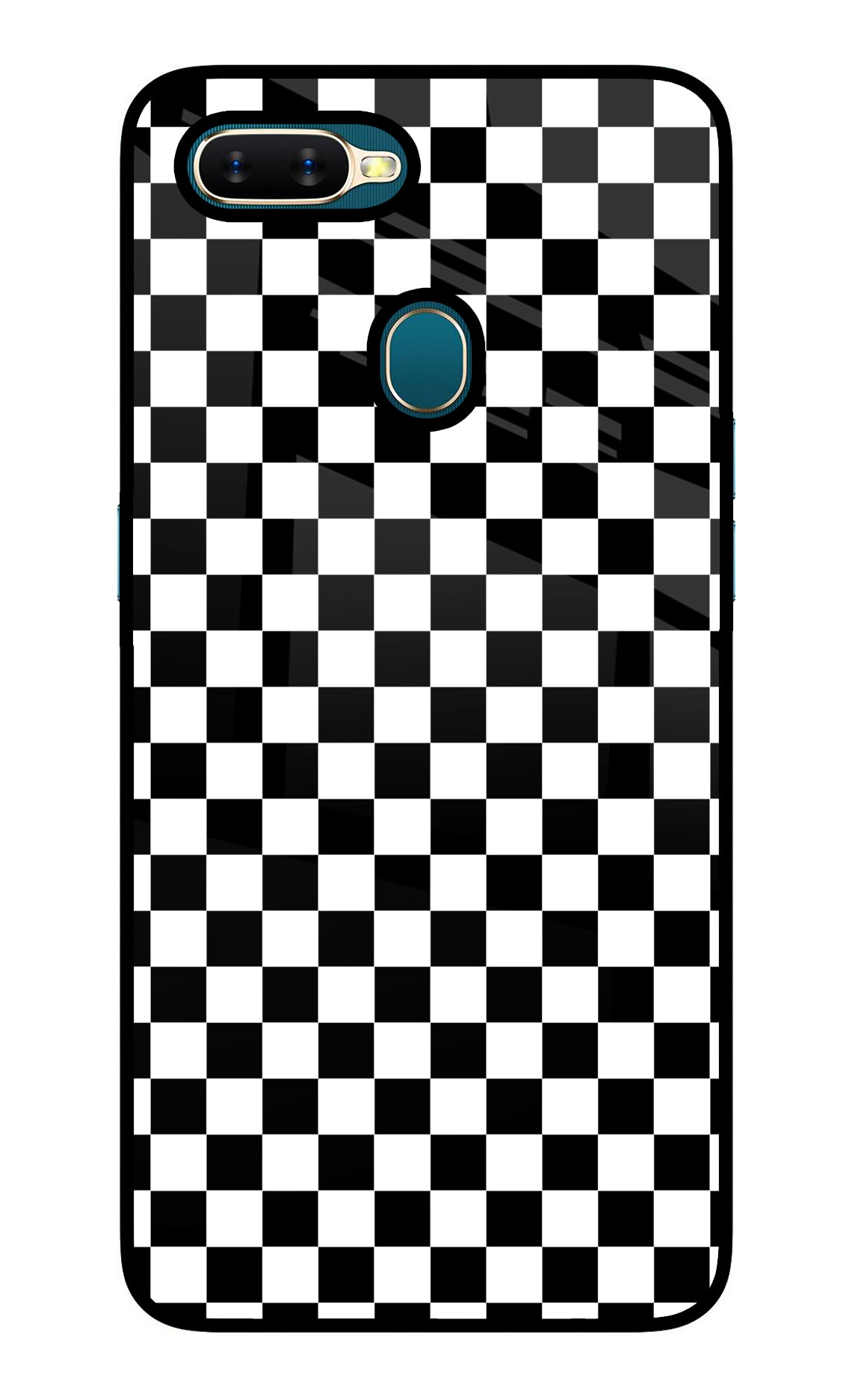 Chess Board Oppo A7/A5s/A12 Glass Case