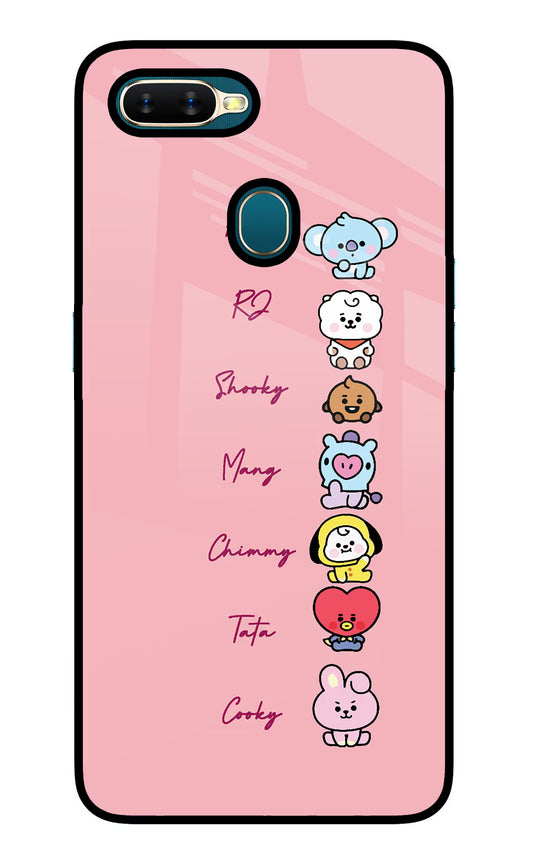 BTS names Oppo A7/A5s/A12 Glass Case