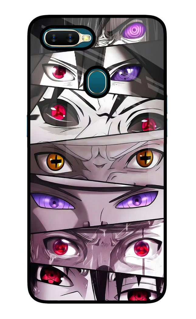 Naruto Anime Oppo A7/A5s/A12 Glass Case Back Cover by Casekaro