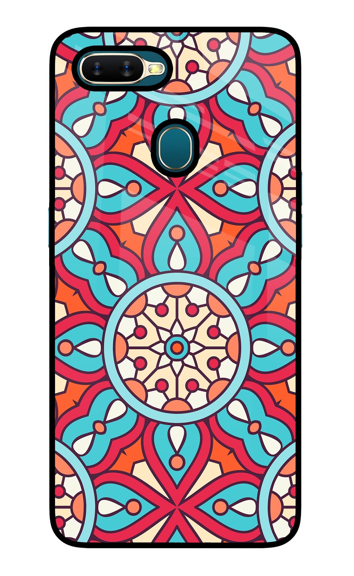 Mandala Geometric Oppo A7/A5s/A12 Back Cover