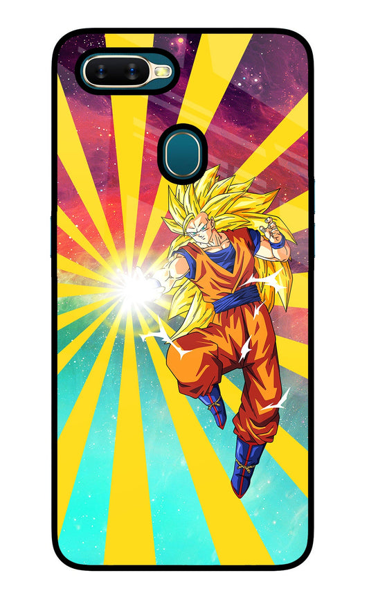 Goku Super Saiyan Oppo A7/A5s/A12 Glass Case