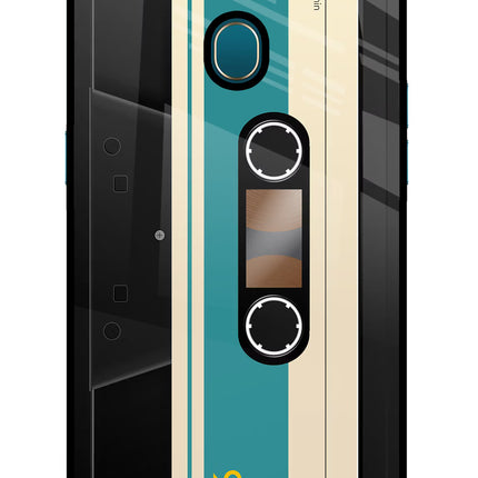 Cassette Oppo A7/A5s/A12 Glass Case Back Cover by Casekaro
