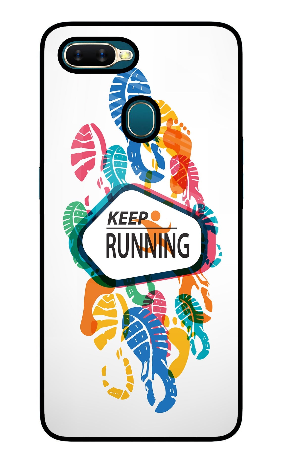 Keep Running Oppo A7/A5s/A12 Back Cover