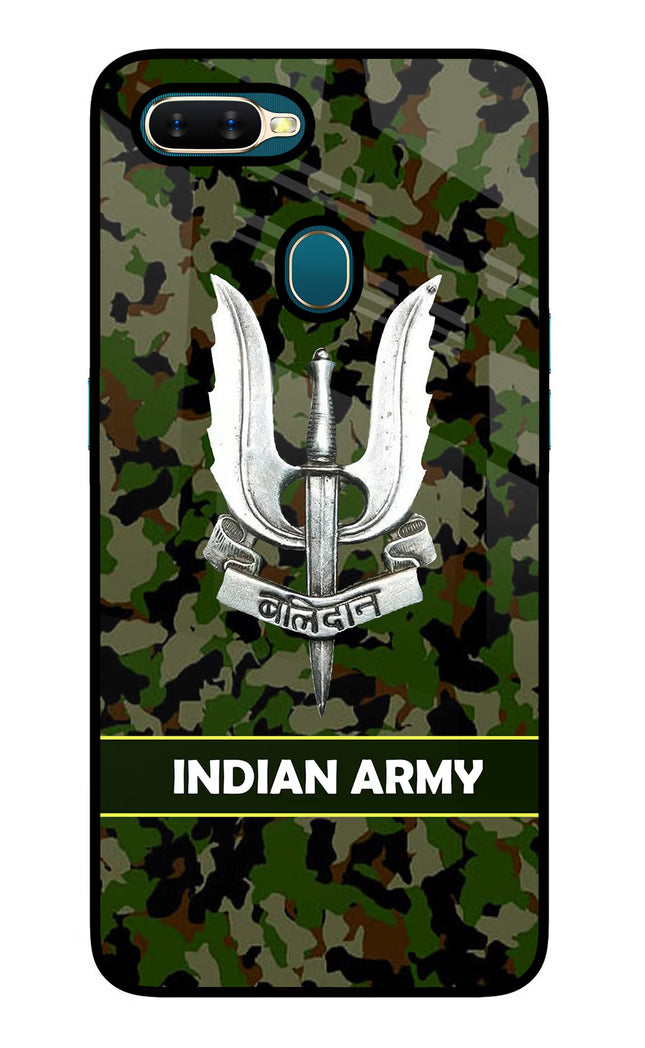 Balidan Indian Logo Oppo A7/A5s/A12 Glass Case Back Cover by Casekaro