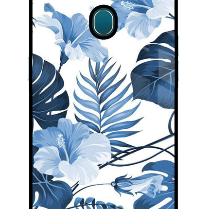 Fabric Art Oppo A7/A5s/A12 Glass Case Back Cover by Casekaro