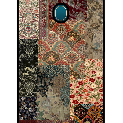 Desi Print Oppo A7/A5s/A12 Glass Case Back Cover by Casekaro