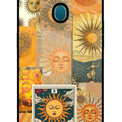 Sun Oppo A7/A5s/A12 Glass Case Back Cover by Casekaro