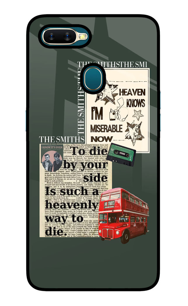 The Smiths Oppo A7/A5s/A12 Glass Case Back Cover by Casekaro