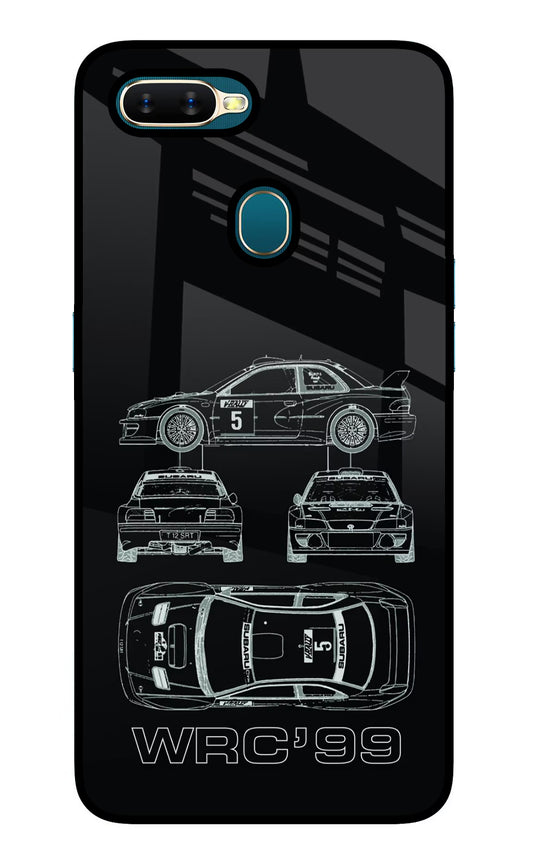 WRC'99 Oppo A7/A5s/A12 Glass Case