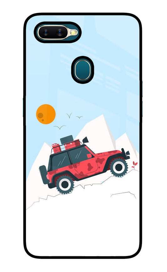 Mountain Trail Beast Oppo A7/A5s/A12 Glass Case