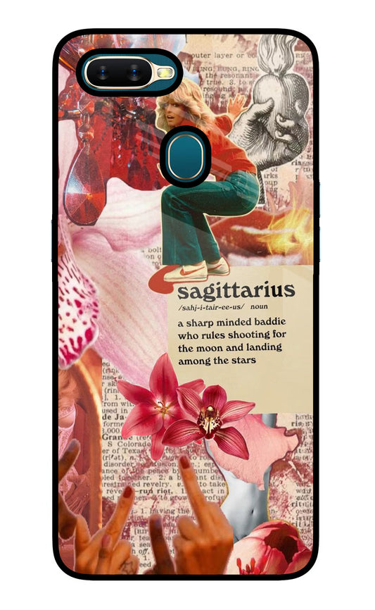 Sagittarius Zodiac Oppo A7/A5s/A12 Glass Case
