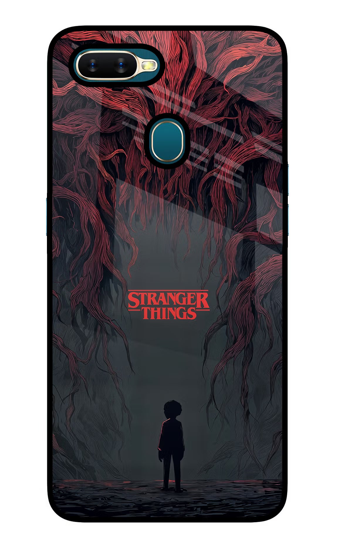 Ordinary Things Dark Side Oppo A7/A5s/A12 Glass Case Back Cover by Casekaro