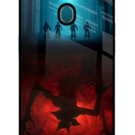 Ordinary Things Downside Up Oppo A7/A5s/A12 Glass Case Back Cover by Casekaro