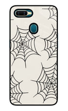 Spider Web Oppo A7/A5s/A12 Glass Case