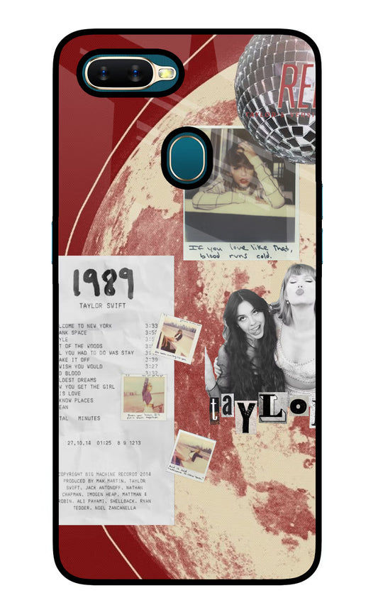 Taylor Swift Oppo A7/A5s/A12 Glass Case