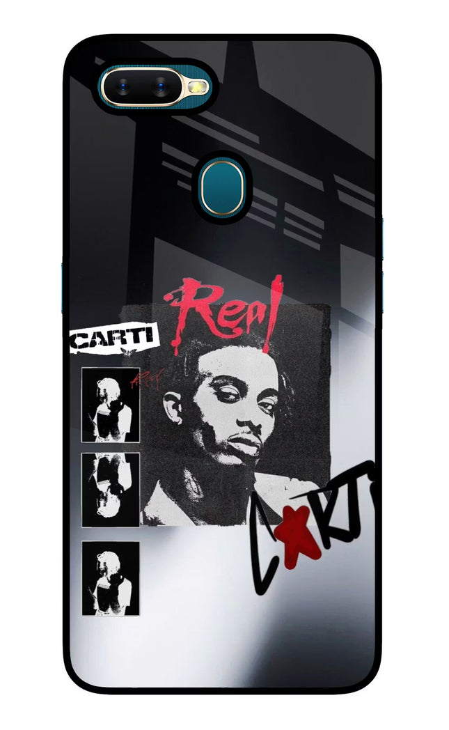 Playboi Carti Oppo A7/A5s/A12 Glass Case Back Cover by Casekaro